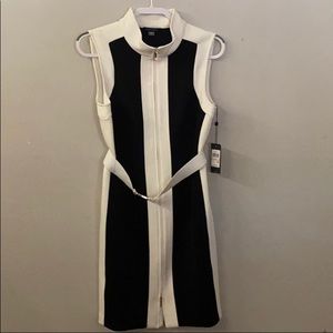 Tommy Hilfiger black and white dress